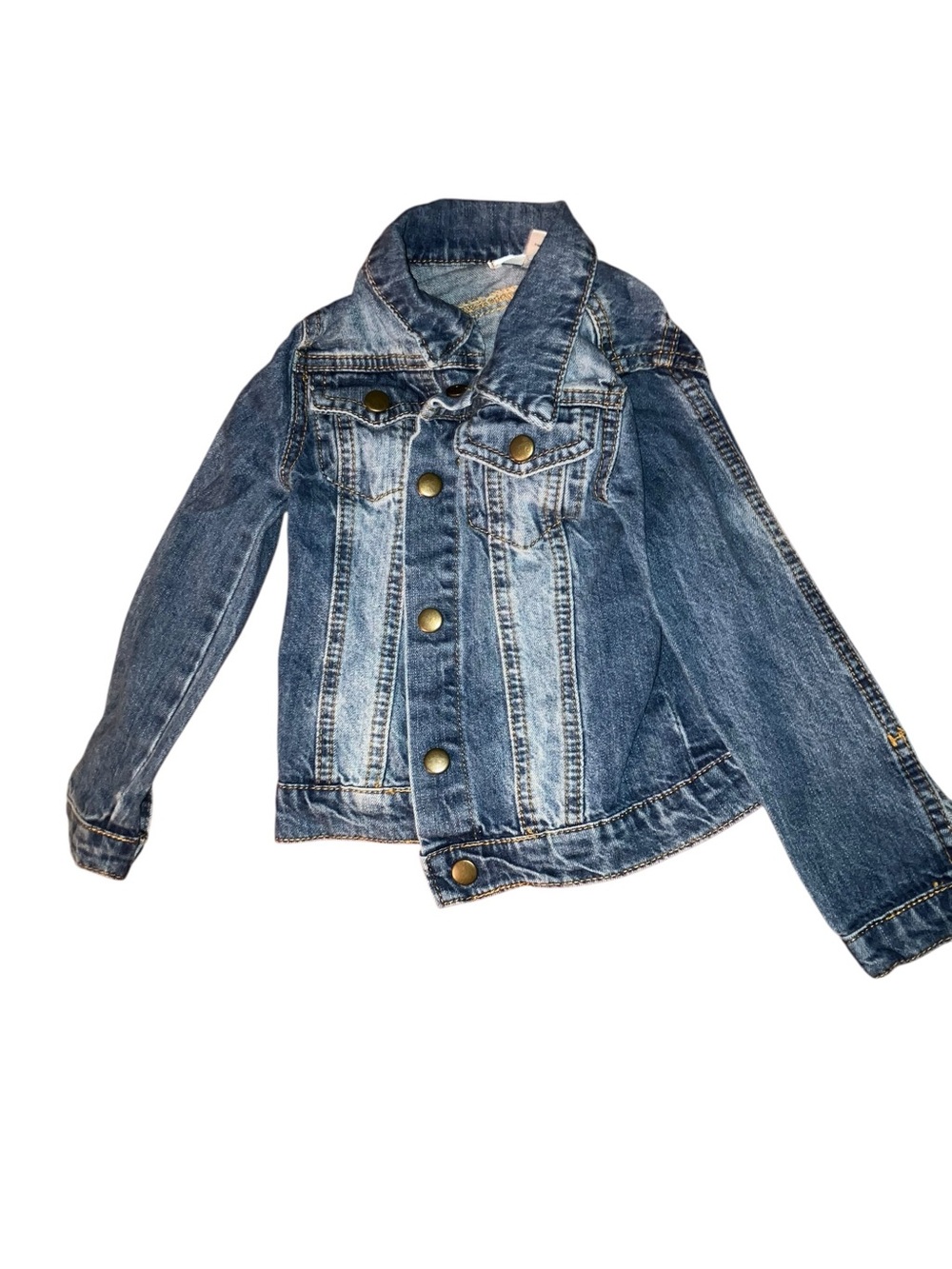 Say What? Blue Denim Kids Jacket - Button Front